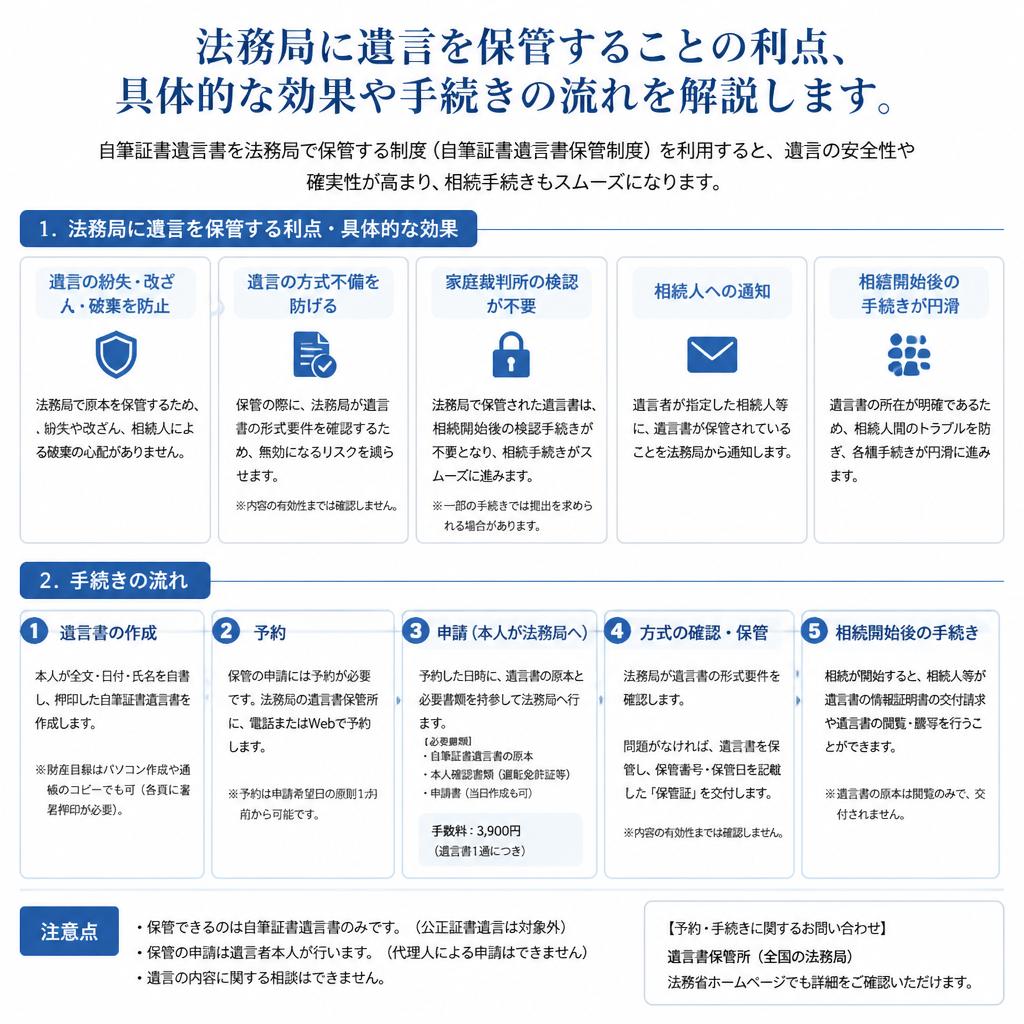4. 法務局における遺言保管の重要性