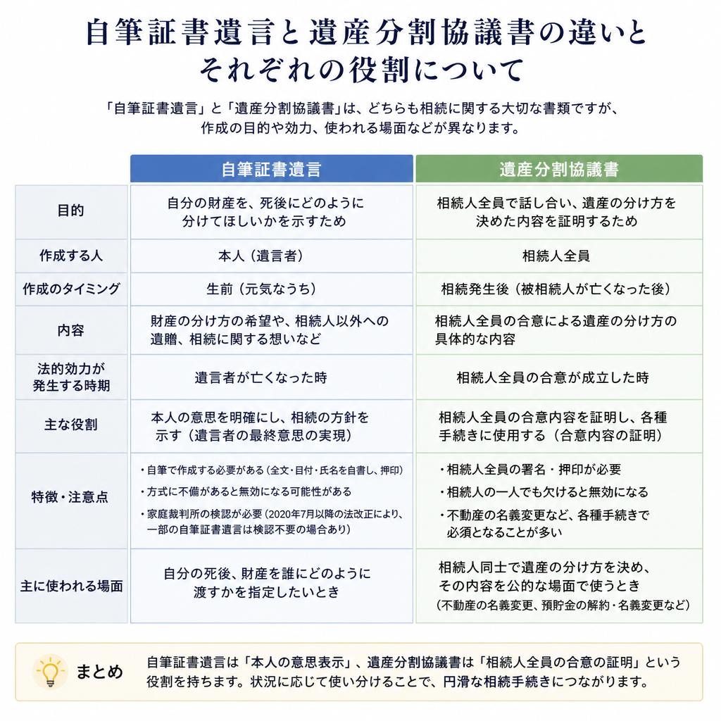 5. 遺産分割協議書との関係
