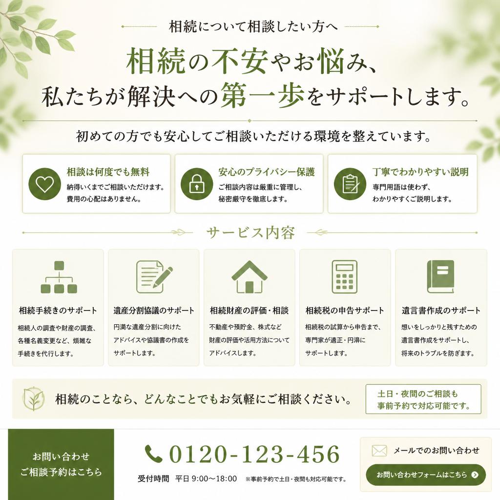 7. 相談窓口の案内