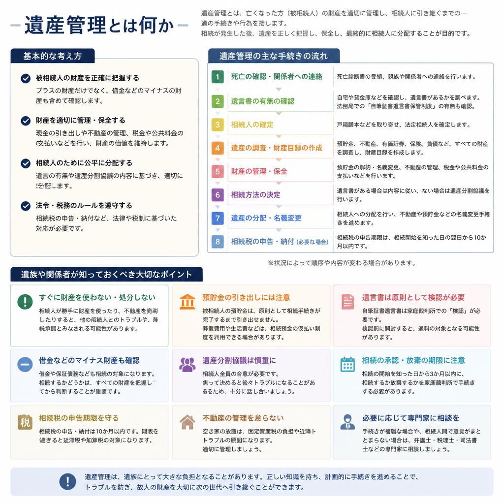 遺産管理の基本とポイント