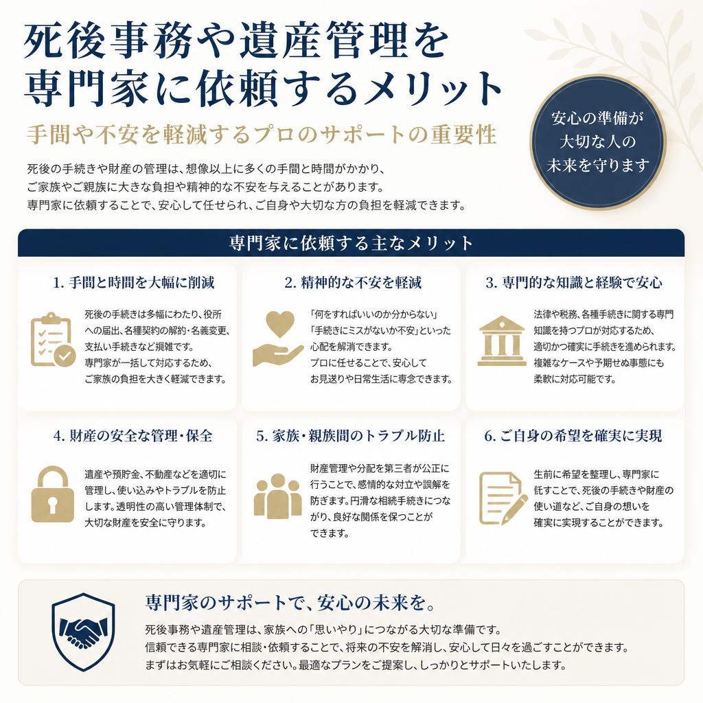 専門家がサポートする理由