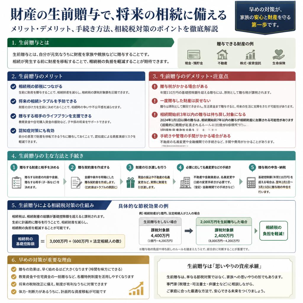 生前贈与で早めに対策を