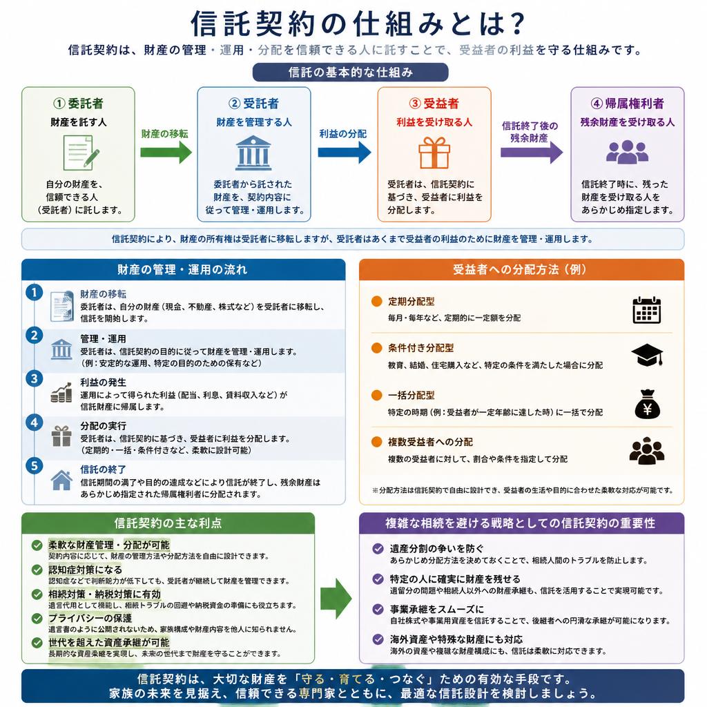 信託契約で安心を