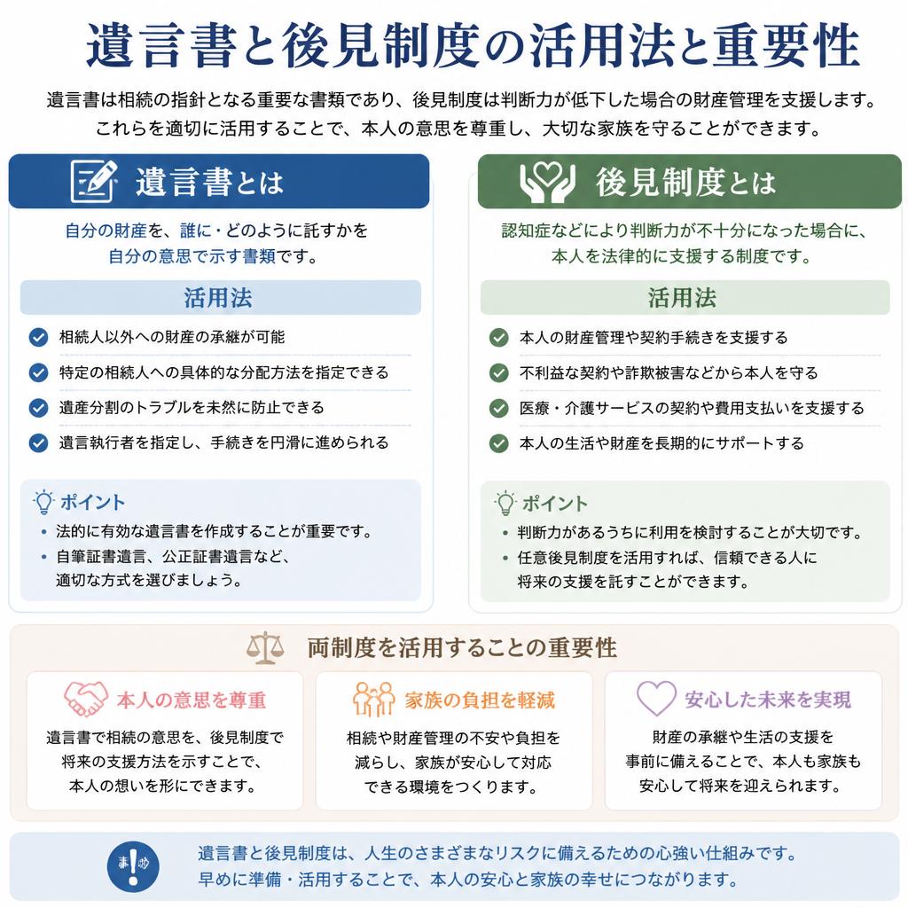 遺言と後見制度の役割