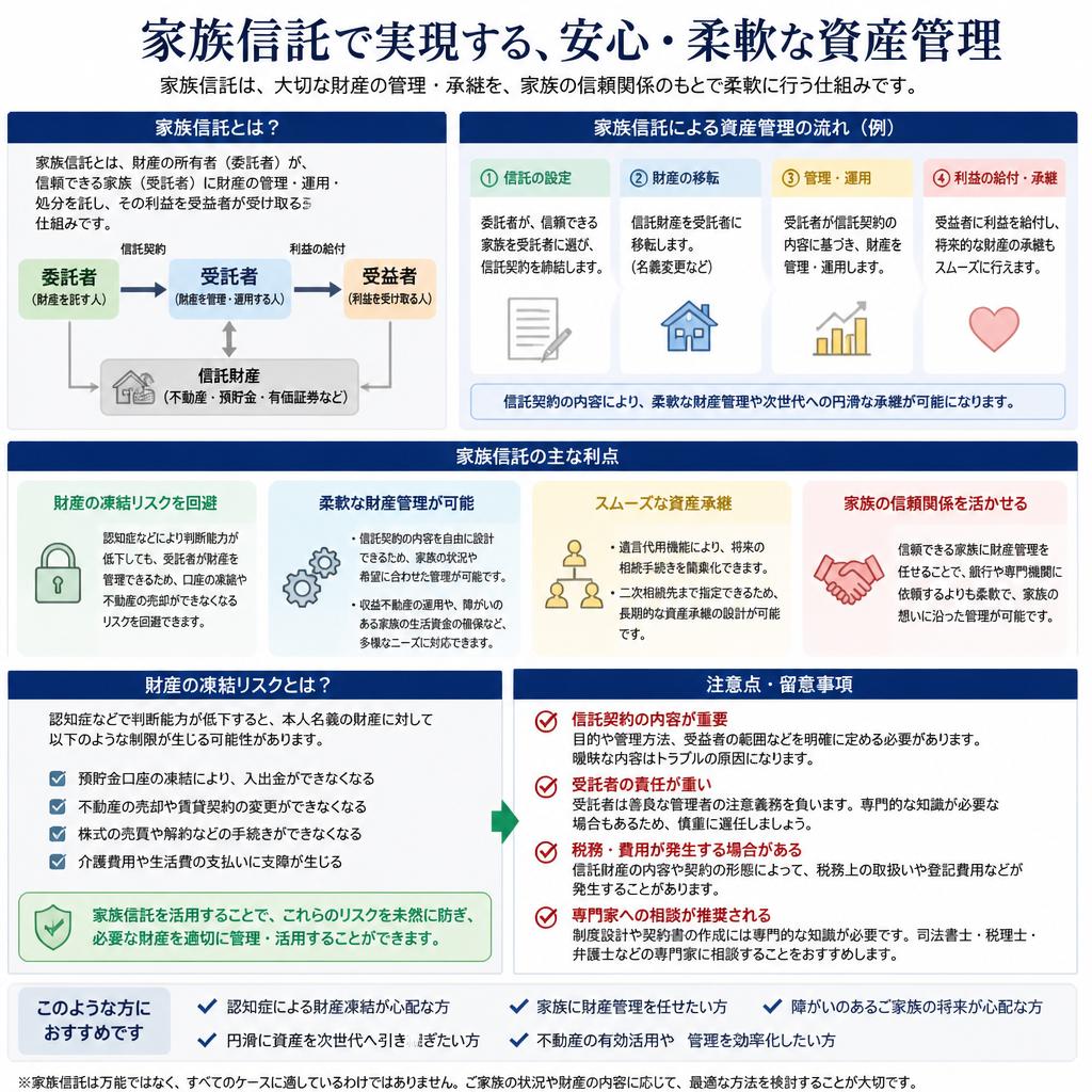 家族信託のメリットとデメリット