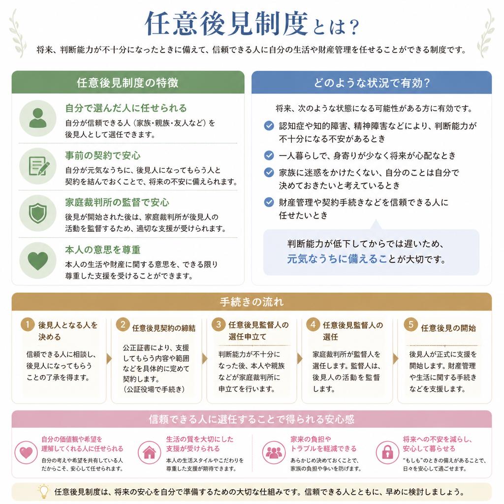 任意後見制度のメリットとデメリット