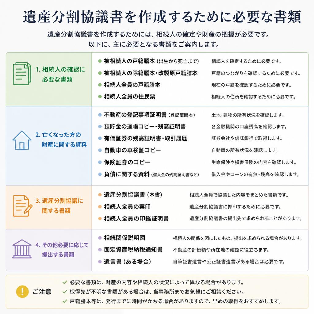必要書類リストのご紹介